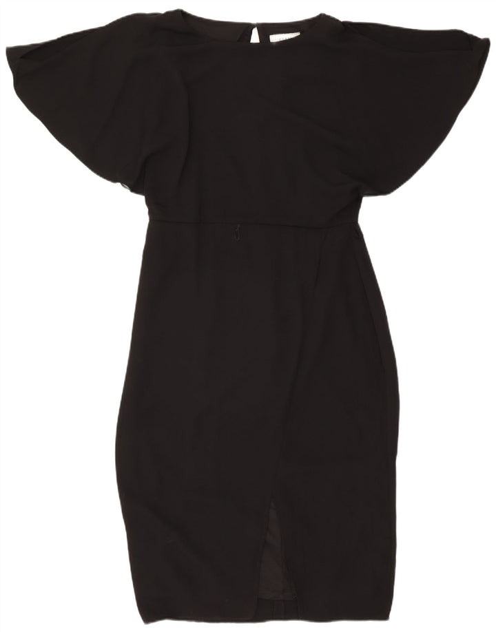Coast Womens Sheath Dress UK 14 Medium Black Polyester