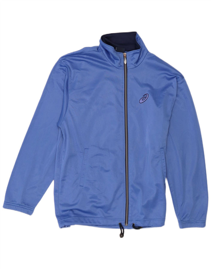 Asics Mens Tracksuit Top Jacket Large Blue