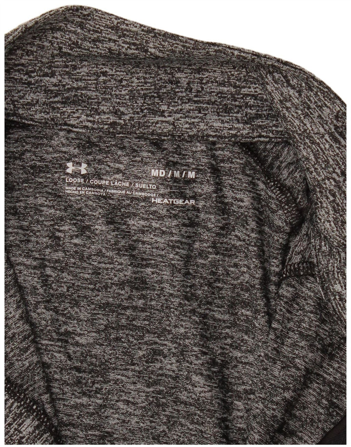 Under Armour Womens Long Sleeve Pullover Tracksuit Top UK 12 Medium Grey