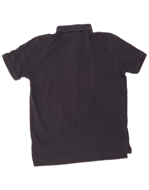 Hugo Boss Mens Polo Shirt Large Navy Blue Cotton