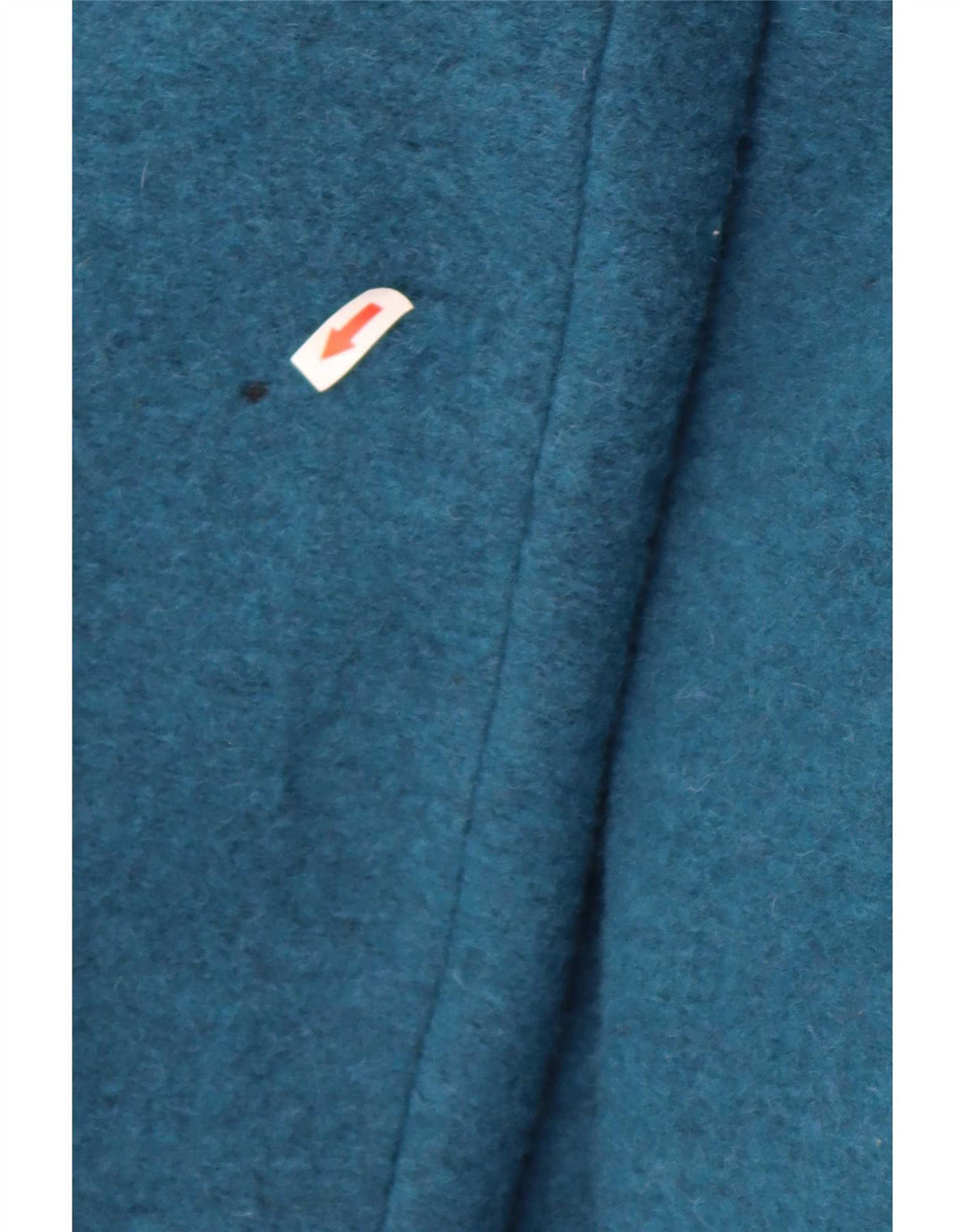 Zara Womens Overcoat UK 14 Medium Navy Blue Polyester