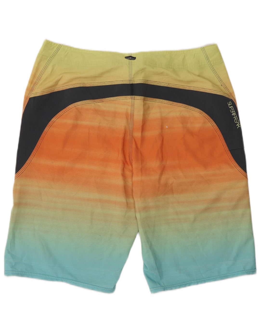 O'NEILL Mens Swimming Shorts Medium  Multicoloured Striped Polyester