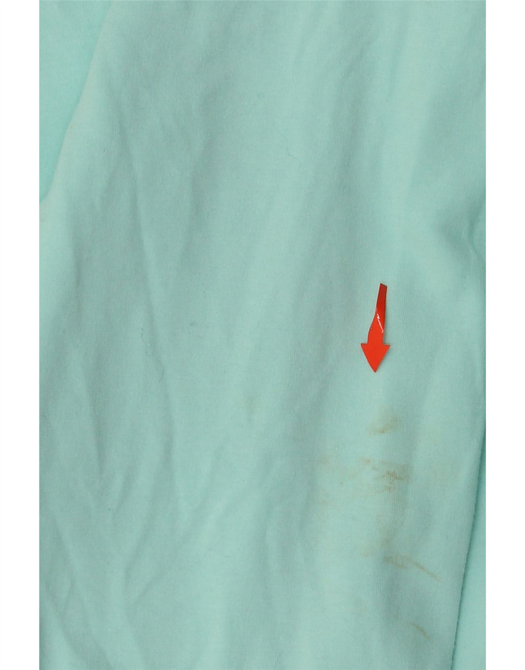 ELLESSE Mens Graphic Hoodie Jumper XL Turquoise Colourblock Cotton