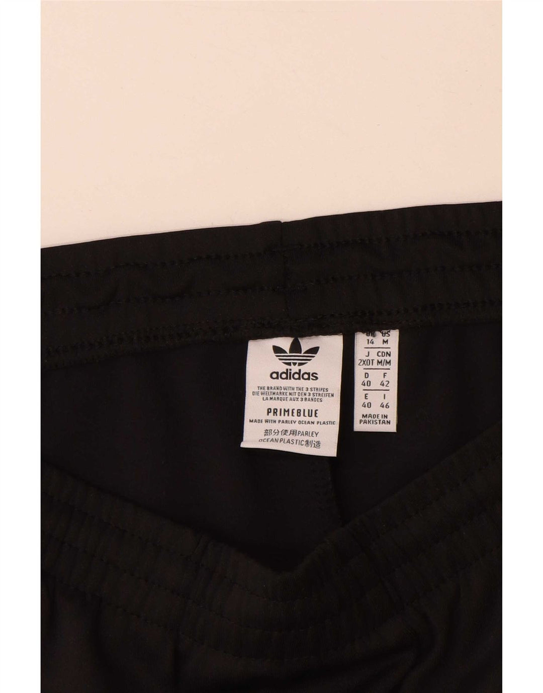 Adidas Womens Tracksuit Trousers UK 14 Medium Black Polyester