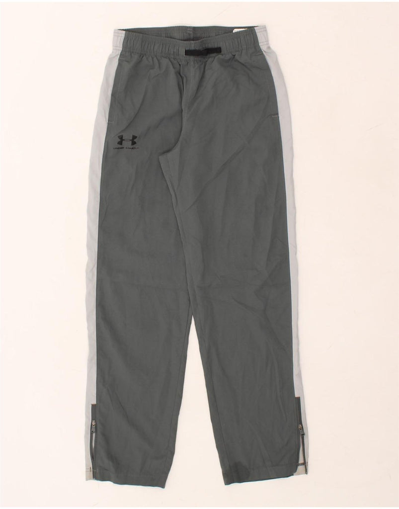 UNDER ARMOUR Boys Graphic Tracksuit Trousers 13-14 Years XL Grey | Vintage Under Armour | Thrift | Second-Hand Under Armour | Used Clothing | Messina Hembry 