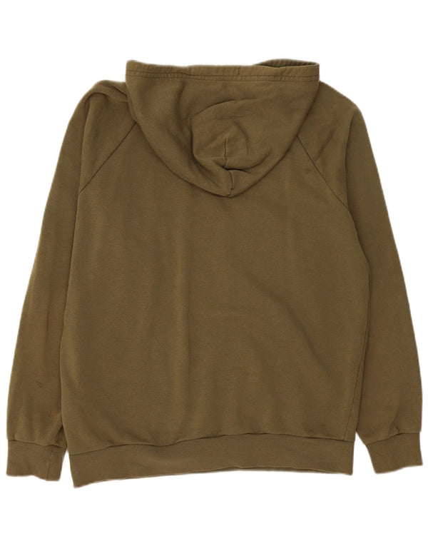 Under Armour Mens Hoodie Jumper Medium Khaki Cotton