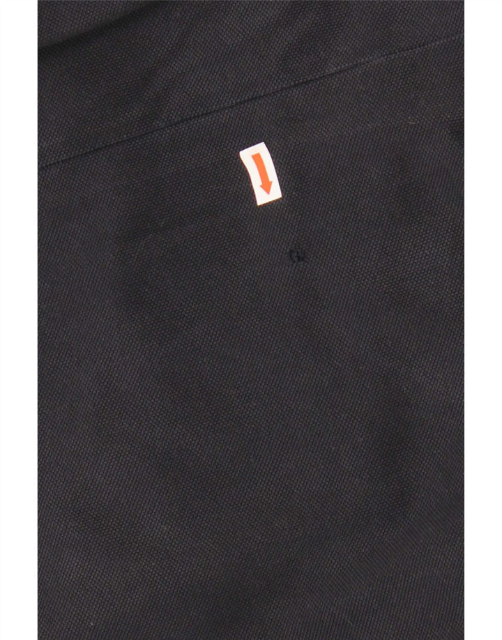 Hugo Boss Mens Polo Shirt XL Black Striped