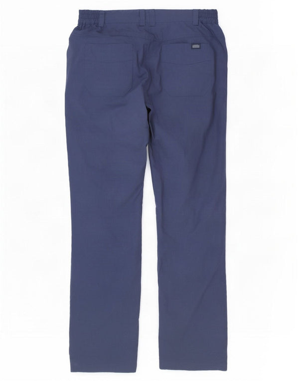 Mountain Warehouse Womens Chino Trousers UK 12 Medium W32 L31 Navy Blue