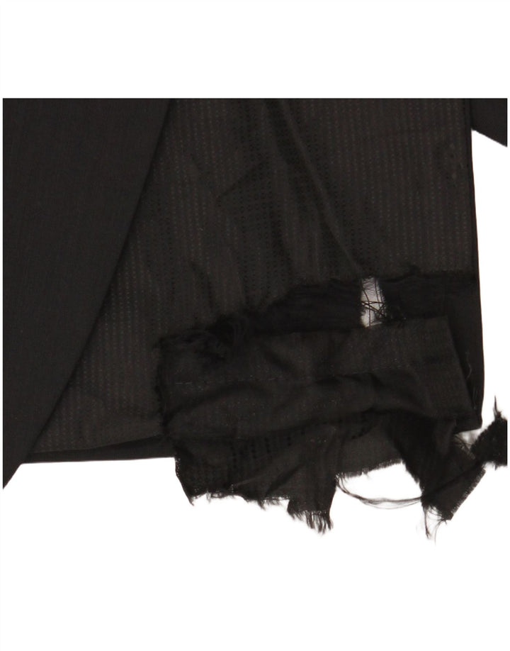 Hugo Boss Mens 2 Button Blazer Jacket EU 46 Small Black Wool