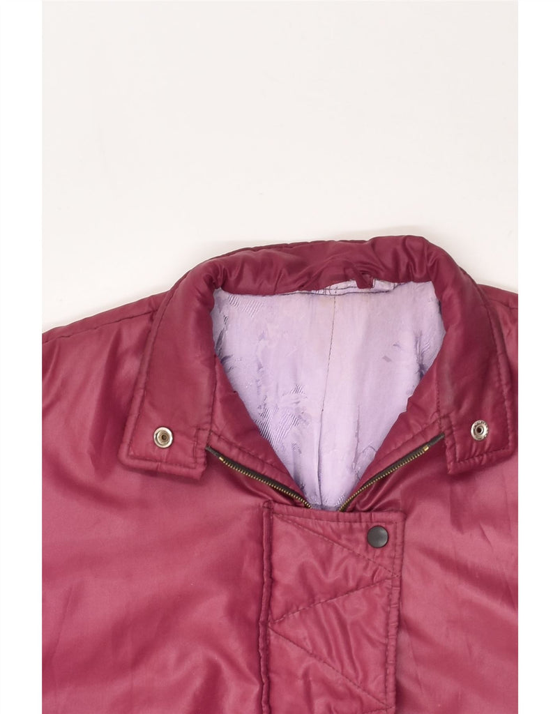 VINTAGE Womens Windbreaker Coat UK 20 2XL Burgundy | Vintage Vintage | Thrift | Second-Hand Vintage | Used Clothing | Messina Hembry 