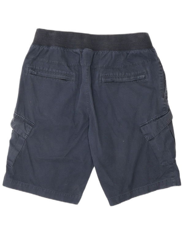 Nike Mens Barcelona Football Club Cargo Shorts Large W34 Navy Blue Cotton