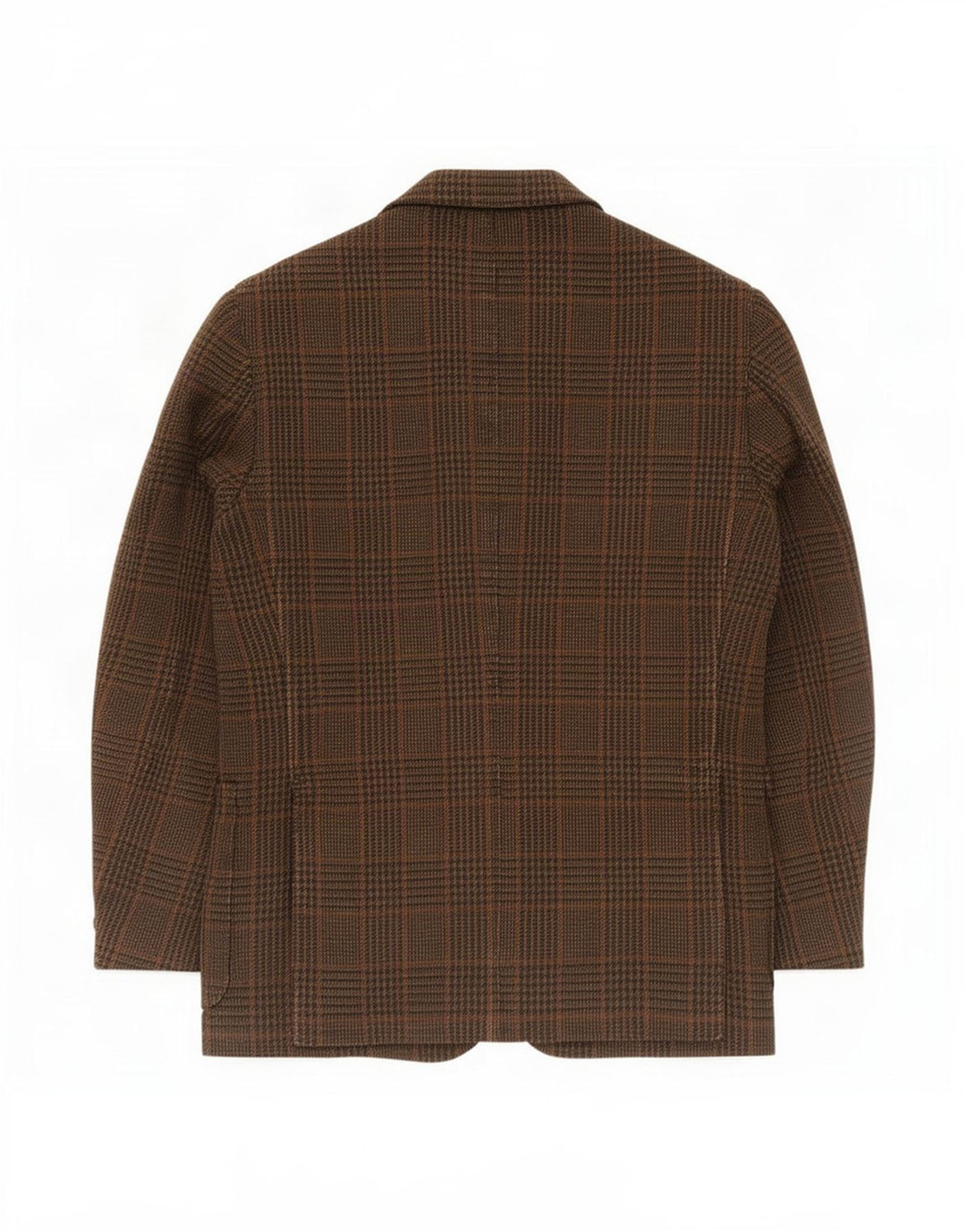 Vintage Mens 3 Button Blazer Jacket IT 48 Medium Brown Check