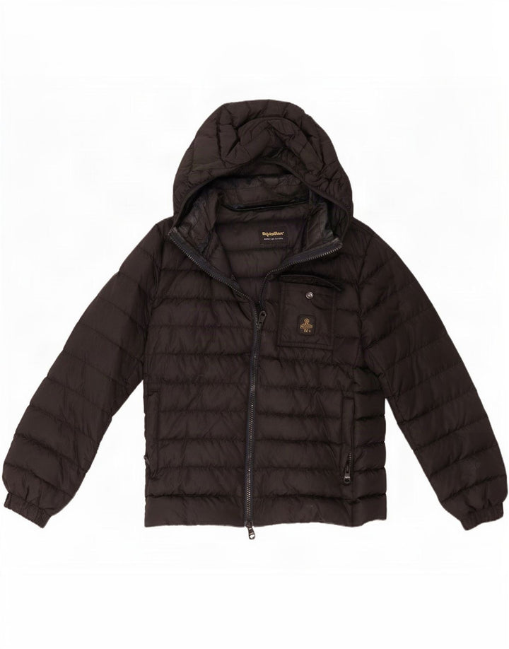 Refrigiwear Boys Hooded Padded Jacket 10-11 Years Black Polyamide