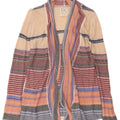 Billabong Womens Open Cardigan Sweater UK 10 Small Multicoloured Striped