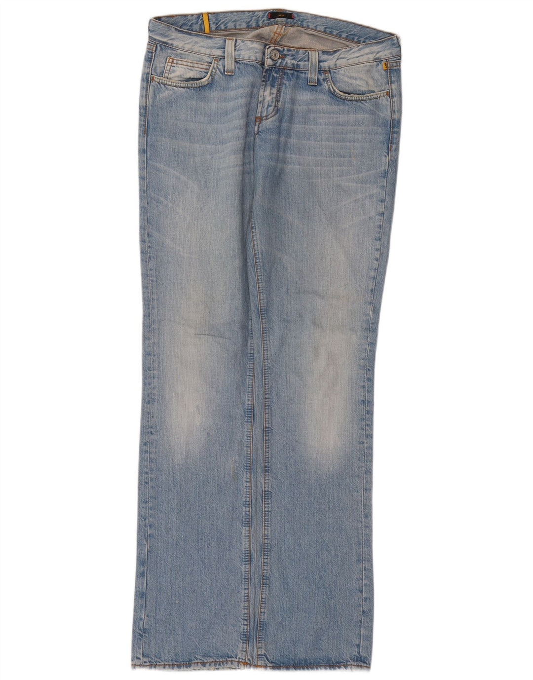 Meltin' Pot Womens Bootcut Jeans W31 L34 Blue Cotton