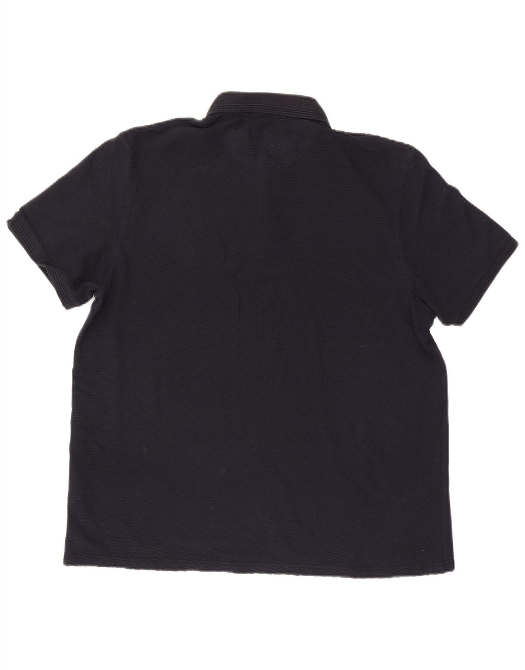 Ted Baker Mens Polo Shirt Size 6 2XL Navy Blue Cotton