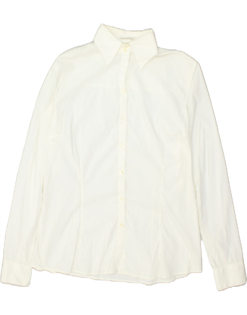 MASSIMO DUTTI Womens Shirt EU 44 XL White | Vintage Massimo Dutti | Thrift | Second-Hand Massimo Dutti | Used Clothing | Messina Hembry 