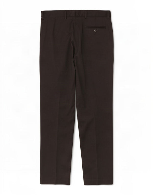 Marks & Spencer Mens Regular Fit Suit Trousers W34 L33 Black Wool