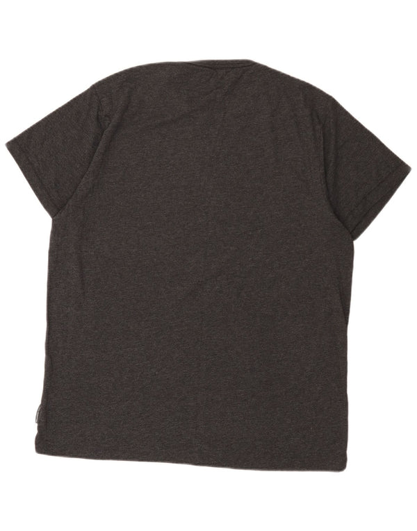 French Connection Mens T-Shirt Top XL Grey Cotton