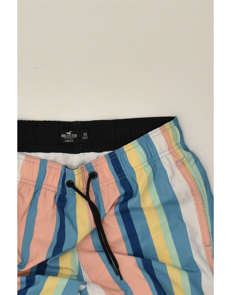 HOLLISTER Mens Swimming Shorts XS Multicoloured Striped | Vintage Hollister | Thrift | Second-Hand Hollister | Used Clothing | Messina Hembry 