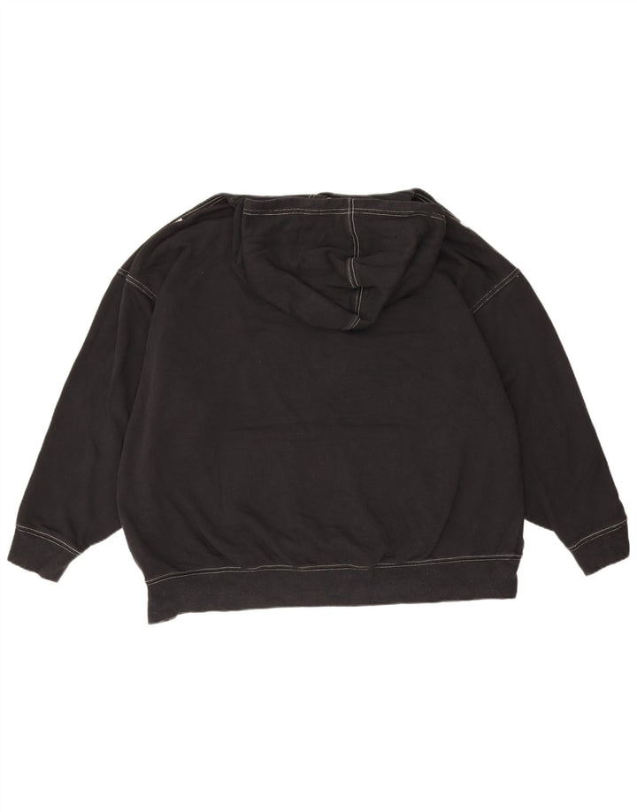 Nike Mens Oversized Hoodie Jumper Small Black Cotton