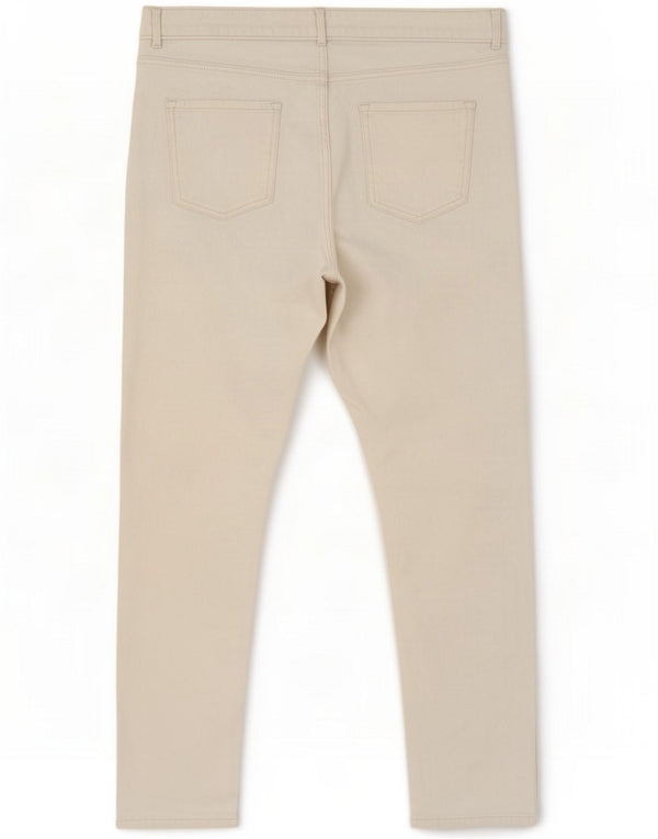Marks & Spencer Womens Slim Jeans UK 16 Large W32 L27 White Cotton