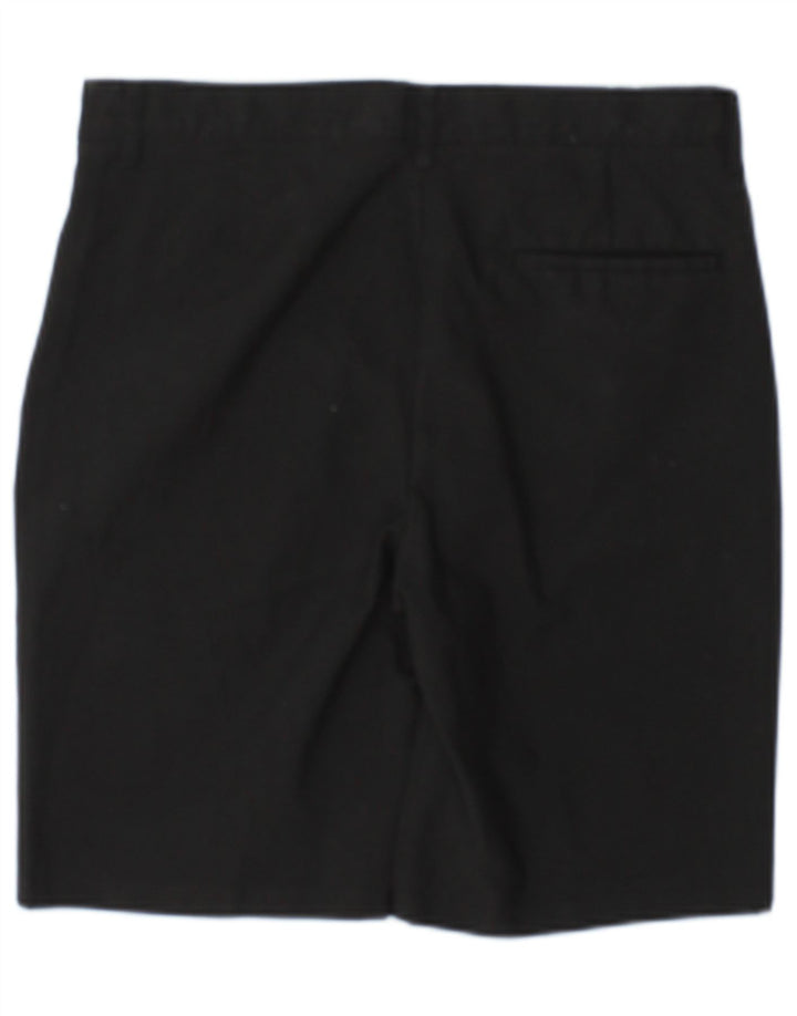 Marks & Spencer Boys Chino Shorts 13-14 Years W30 Black Polyester