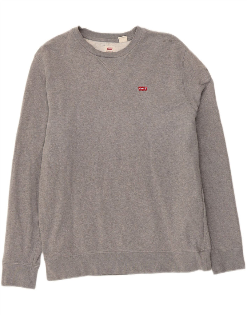 LEVI'S Mens Sweatshirt Jumper Medium Grey Vintage Levi's and Second-Hand Levi's from Messina Hembry 