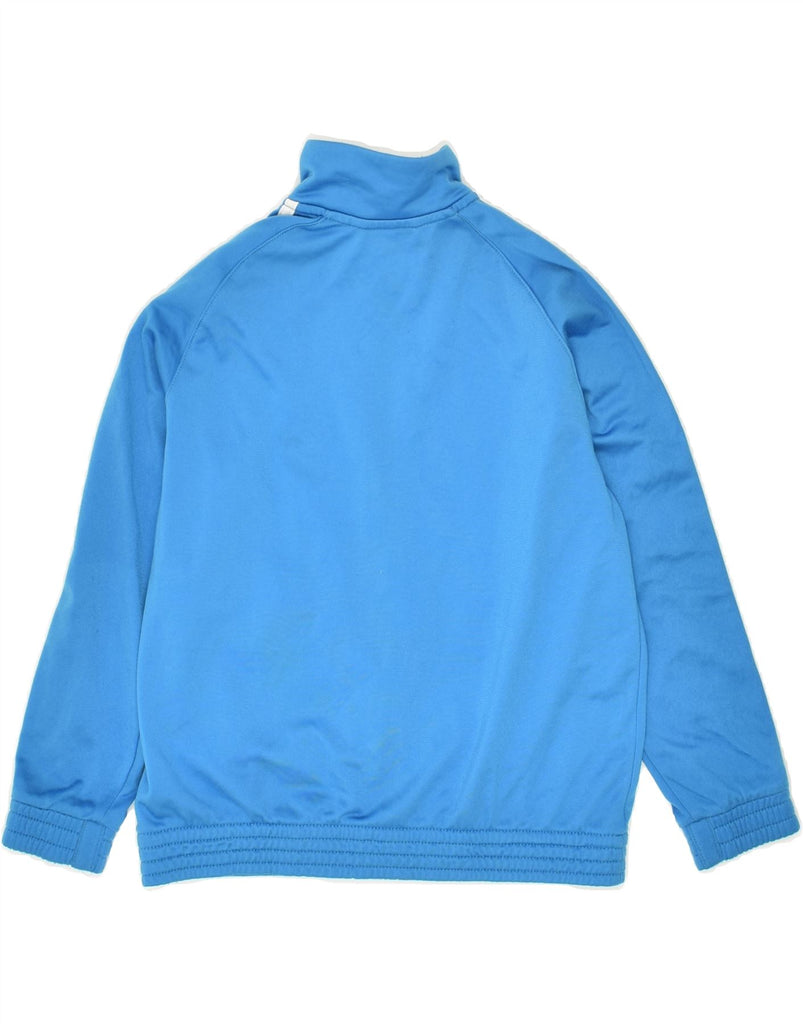 ADIDAS Boys Tracksuit Top Jacket 7-8 Years Blue Colourblock Polyester | Vintage Adidas | Thrift | Second-Hand Adidas | Used Clothing | Messina Hembry 