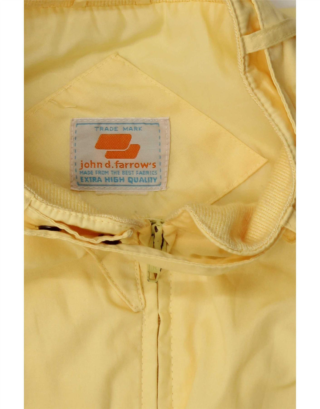 Vintage Mens Bomber Jacket UK 38 Medium Yellow