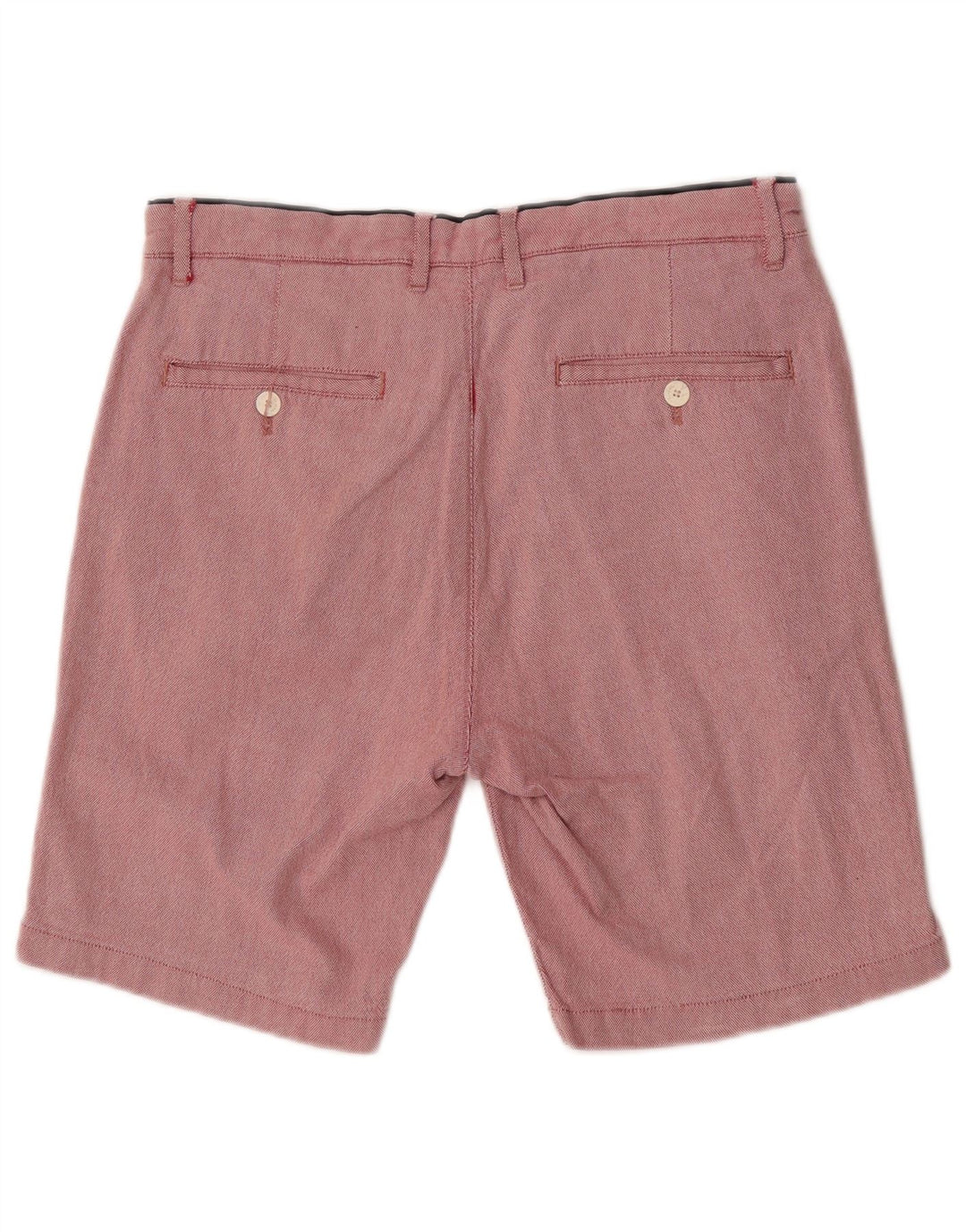 Zara Mens Chino Shorts IT 42 Large W32  Pink Cotton