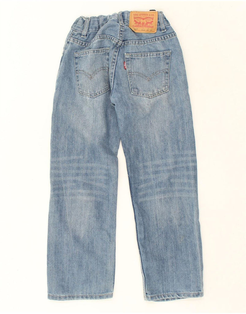 LEVI'S Boys 505 Slim Straight Jeans 7-8 Years W22 L22 Blue Cotton | Vintage Levi's | Thrift | Second-Hand Levi's | Used Clothing | Messina Hembry 