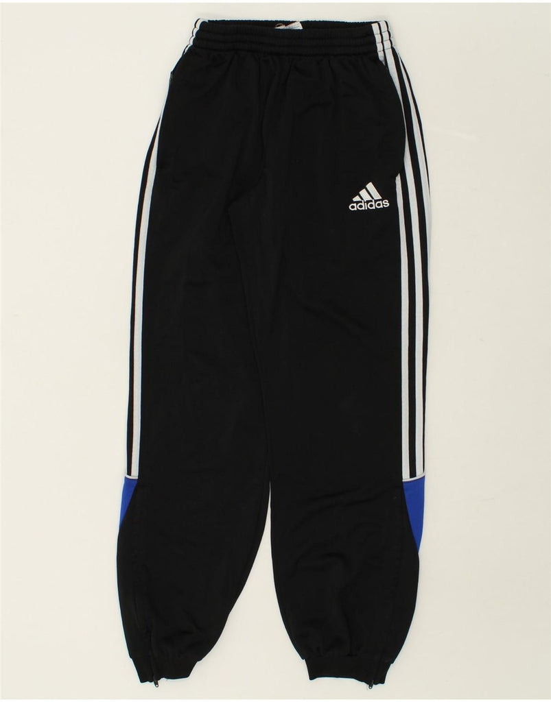 ADIDAS Boys Tracksuit Trousers Joggers 15-16 Years Black Polyester | Vintage Adidas | Thrift | Second-Hand Adidas | Used Clothing | Messina Hembry 
