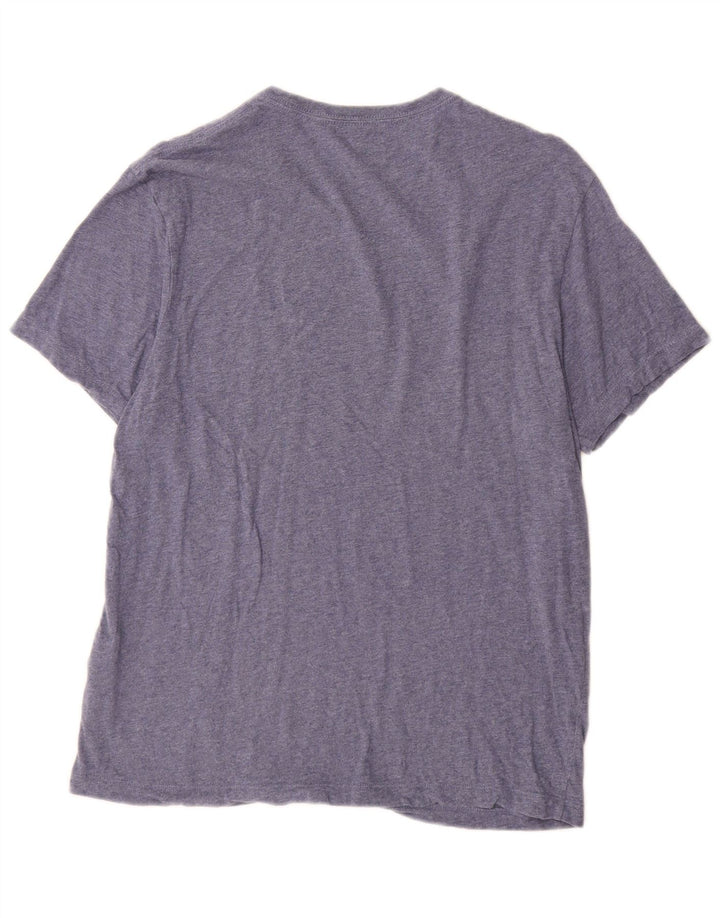 J. Crew Womens Broken In T-Shirt Top Medium Blue Flecked Cotton