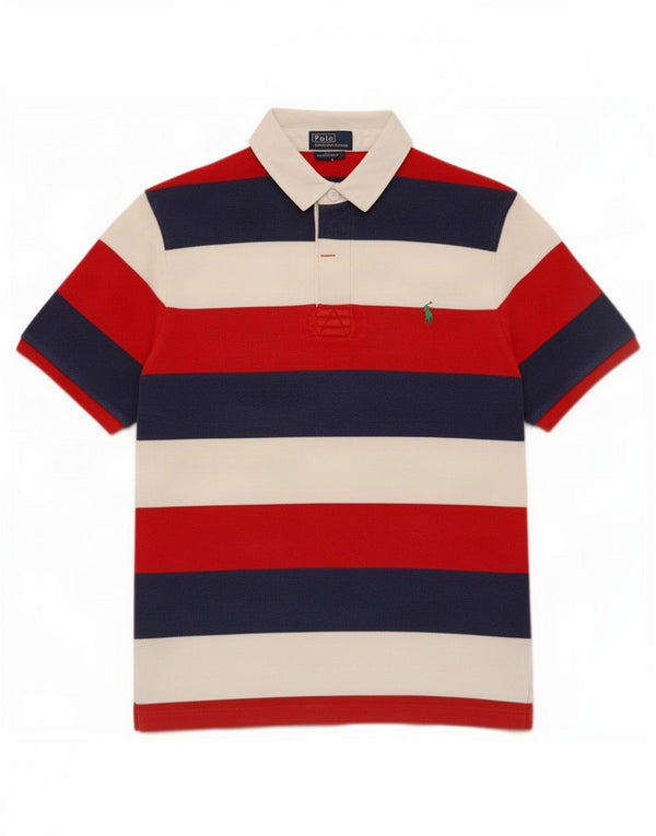 Polo Ralph Lauren Boys Rugby Polo Shirt 8-9 Years Small Multicoloured