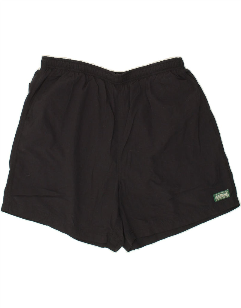 L.L.BEAN Mens Sport Shorts XL Black Nylon | Vintage L.L.Bean | Thrift | Second-Hand L.L.Bean | Used Clothing | Messina Hembry 