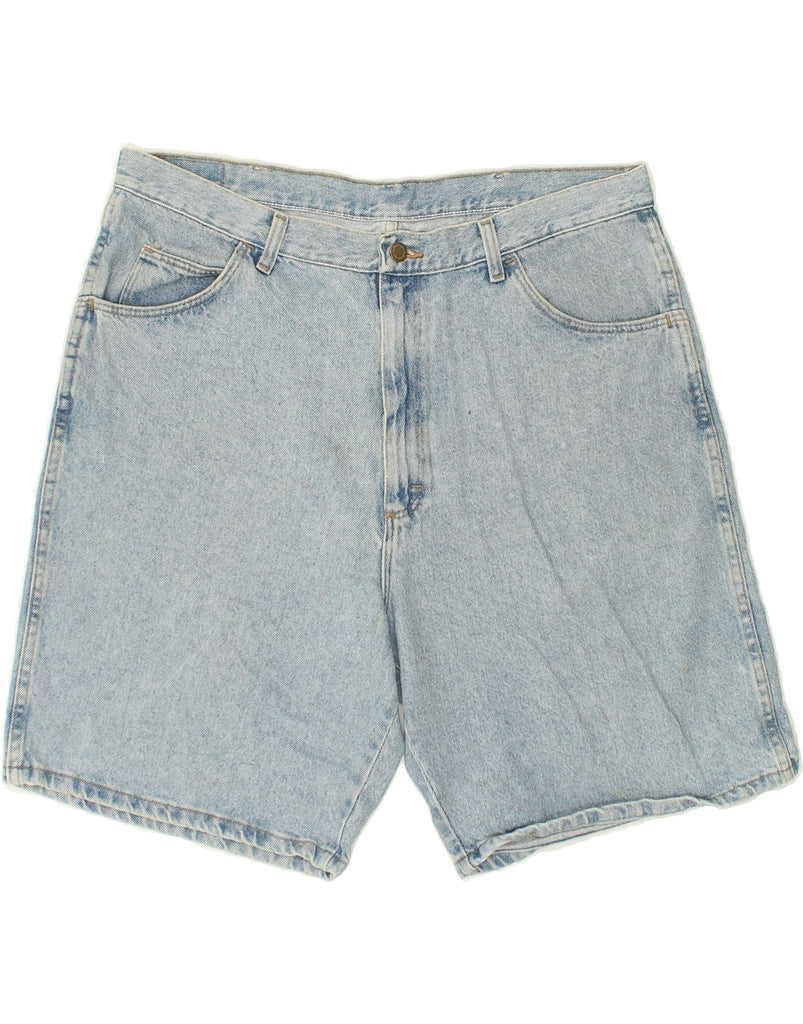 WRANGLER Mens Denim Shorts W38 XL Blue Cotton | Vintage Wrangler | Thrift | Second-Hand Wrangler | Used Clothing | Messina Hembry 