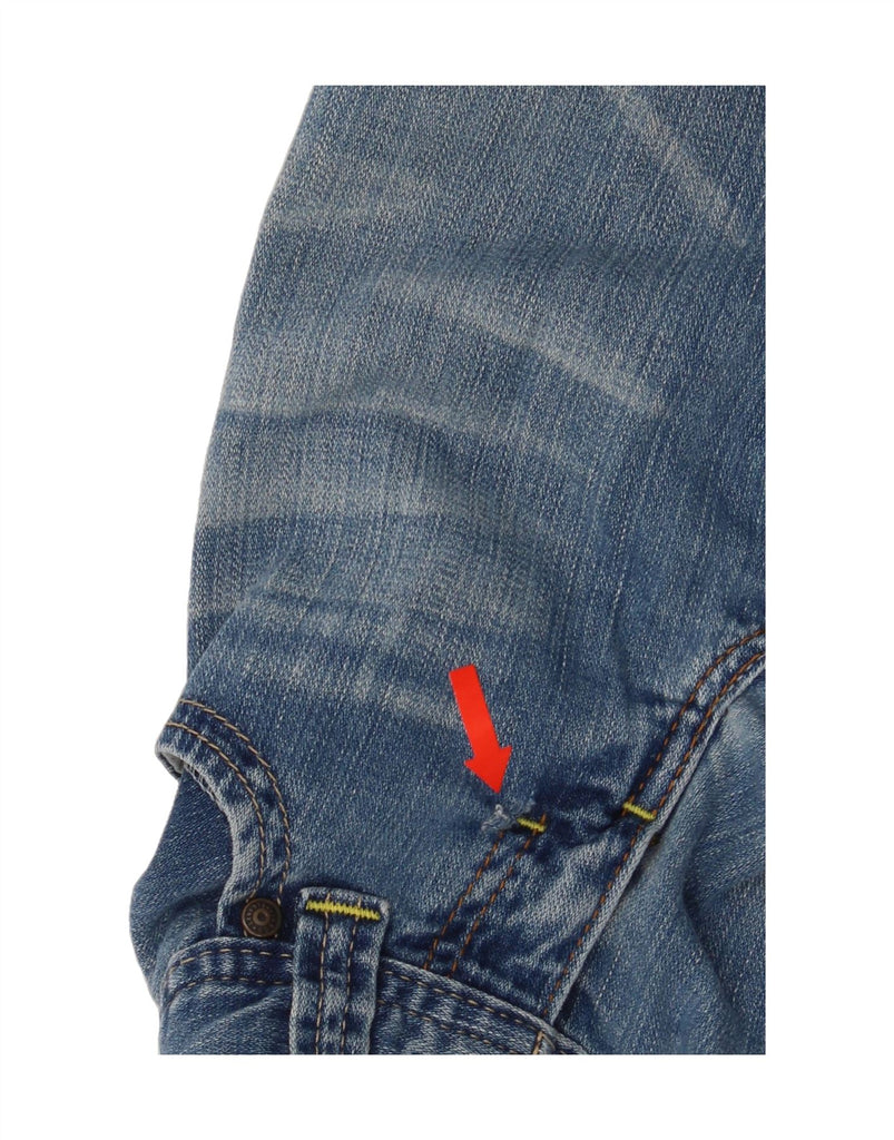 LEVI'S Womens Patty Anne Slim Cropped Jeans W30 L24 Blue Cotton Vintage Levi's and Second-Hand Levi's from Messina Hembry 