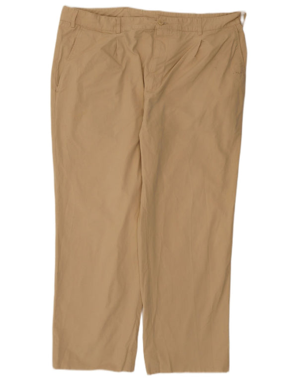 Paul & Shark Mens Yachting Pegged Chino Trousers W40 L28 Beige Cotton