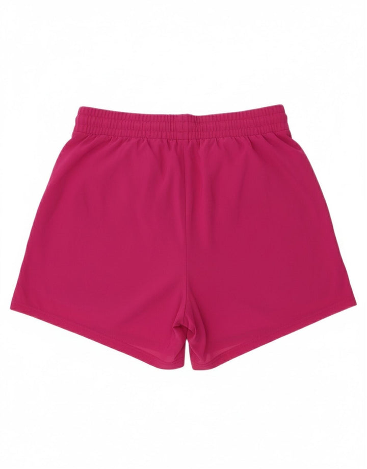 Puma Womens Sport Shorts UK 14 Medium  Pink Nylon