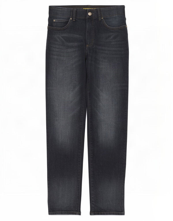 Lee Mens Extreme Motion Straight Tapered Jeans W32 L32 Blue Cotton
