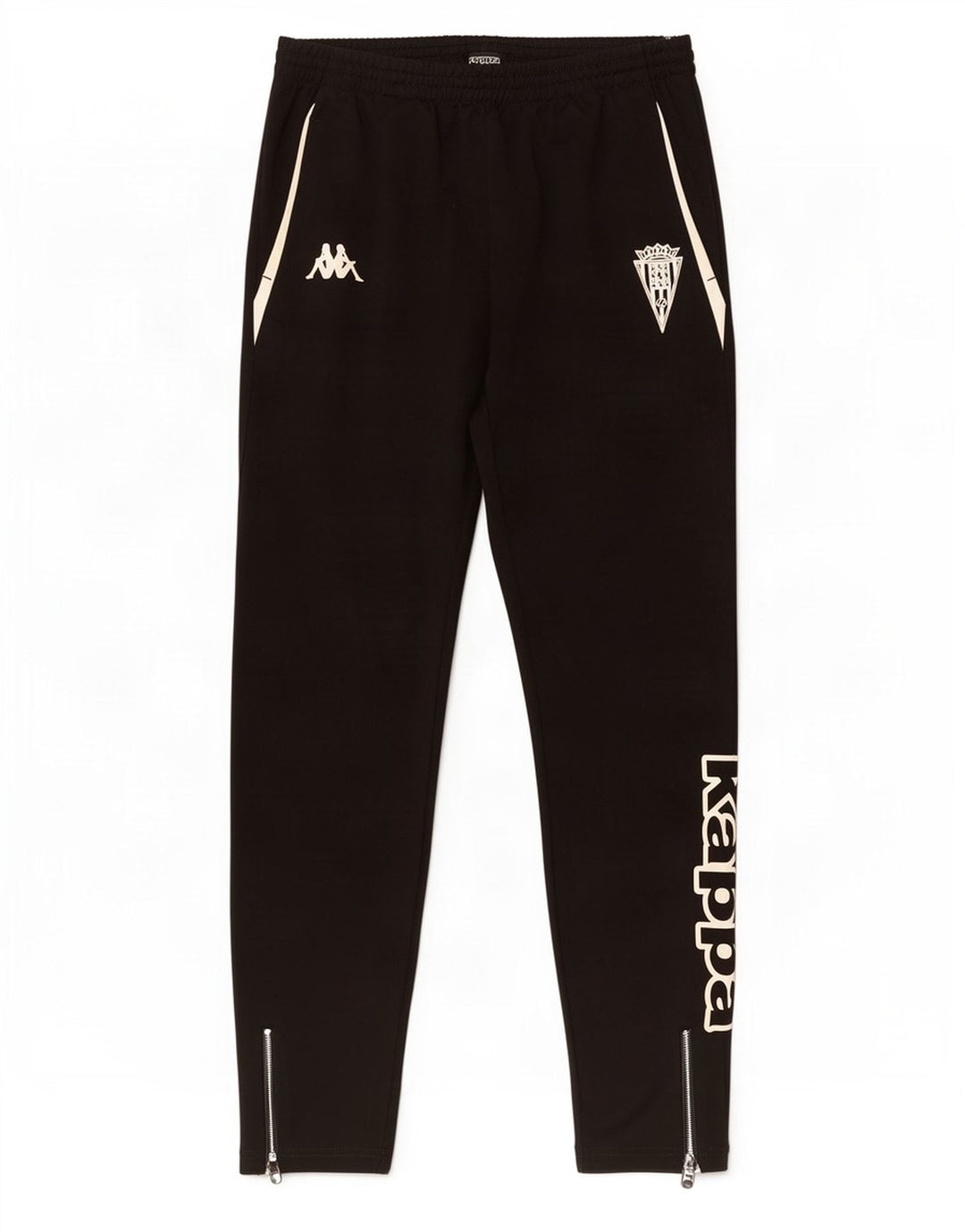 Kappa Mens Graphic Tracksuit Trousers XL Black Polyester