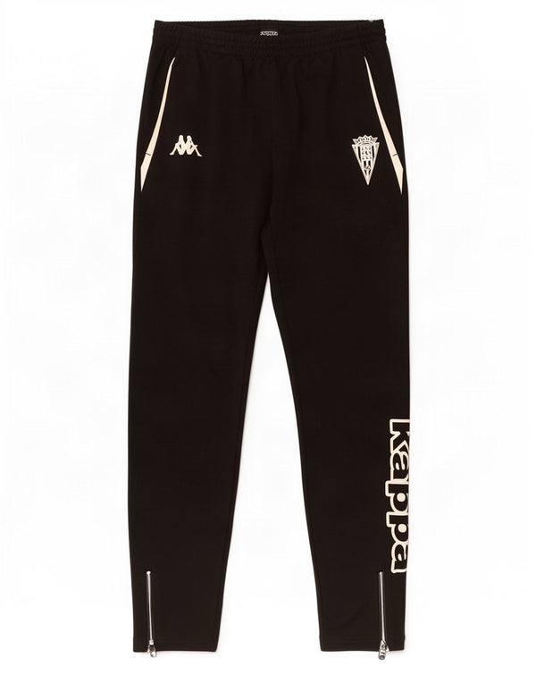 Kappa Mens Graphic Tracksuit Trousers XL Black Polyester
