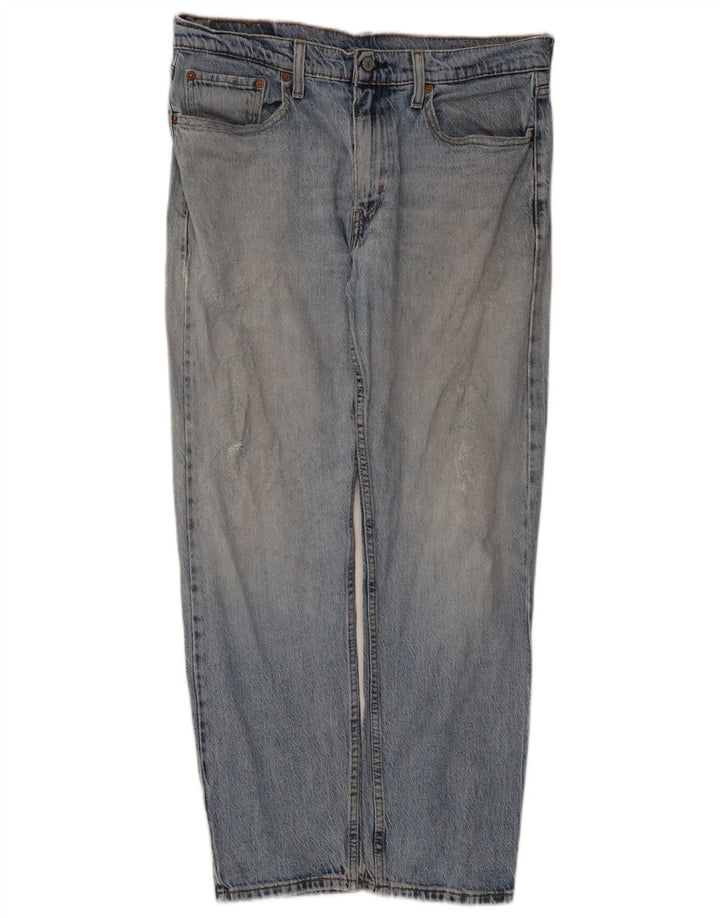 Levi's Mens 502 Tapered Jeans W33 L30 Blue Cotton