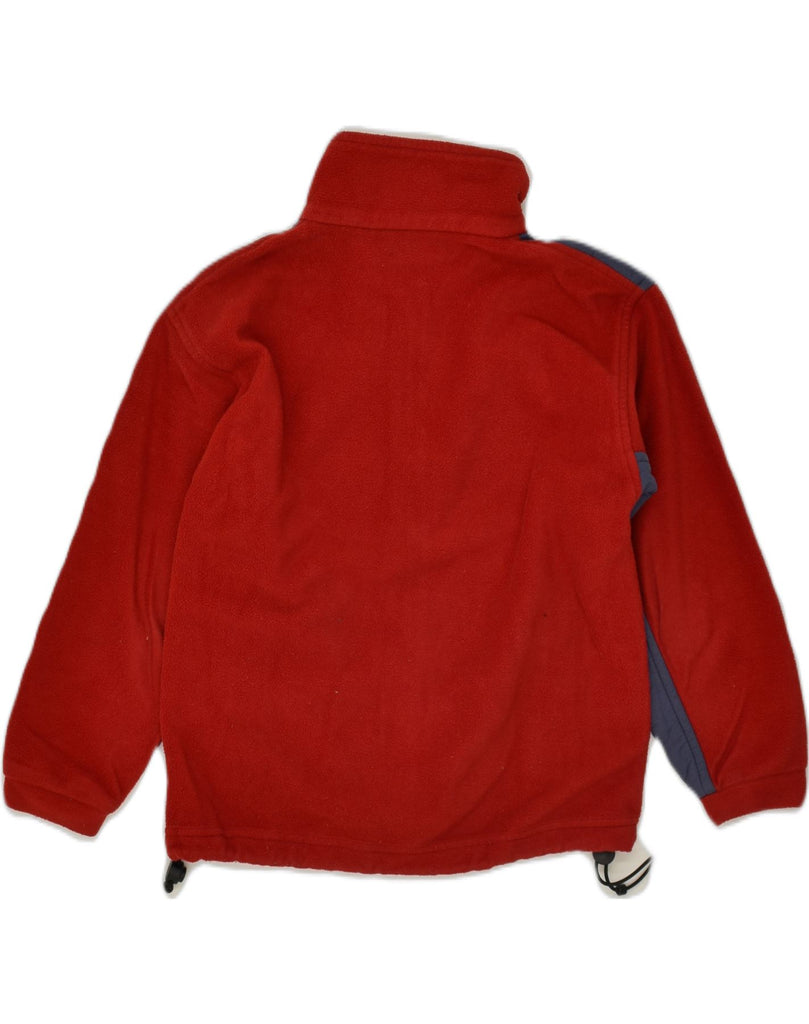 SALEWA Girls Fleece Jacket 6-7 Years Small  Red Colourblock Polyester | Vintage SALEWA | Thrift | Second-Hand SALEWA | Used Clothing | Messina Hembry 