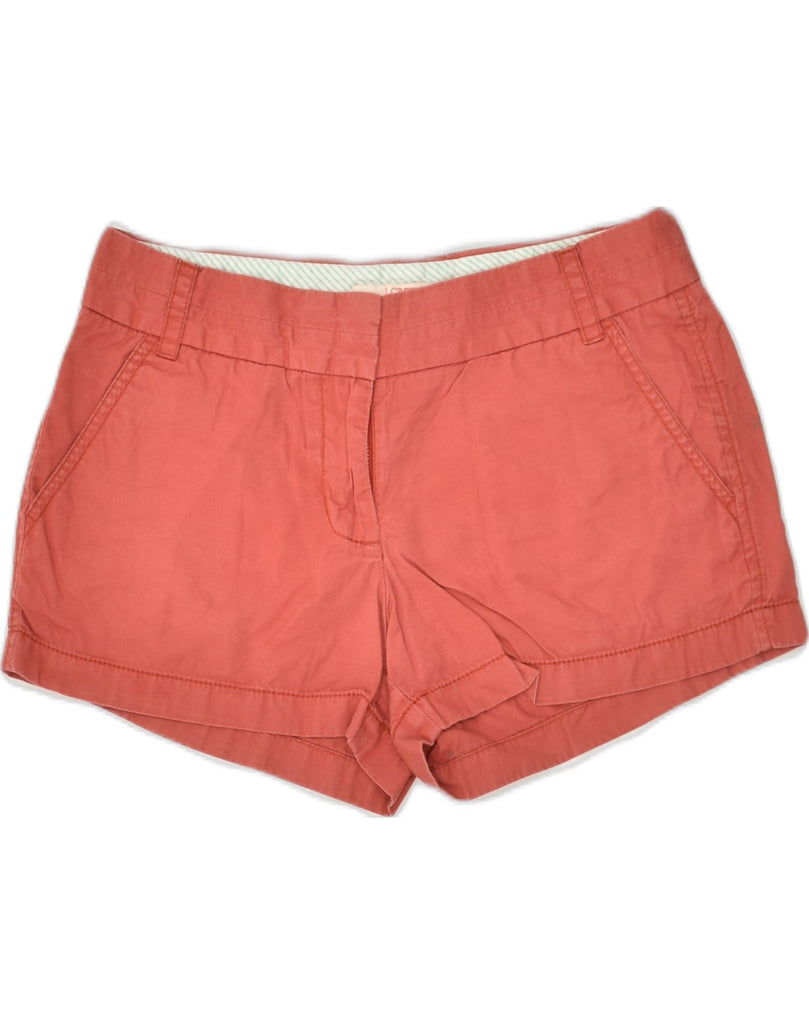 J. CREW Womens Chino Shorts US 2 XS W30 Orange Cotton | Vintage J. Crew | Thrift | Second-Hand J. Crew | Used Clothing | Messina Hembry 