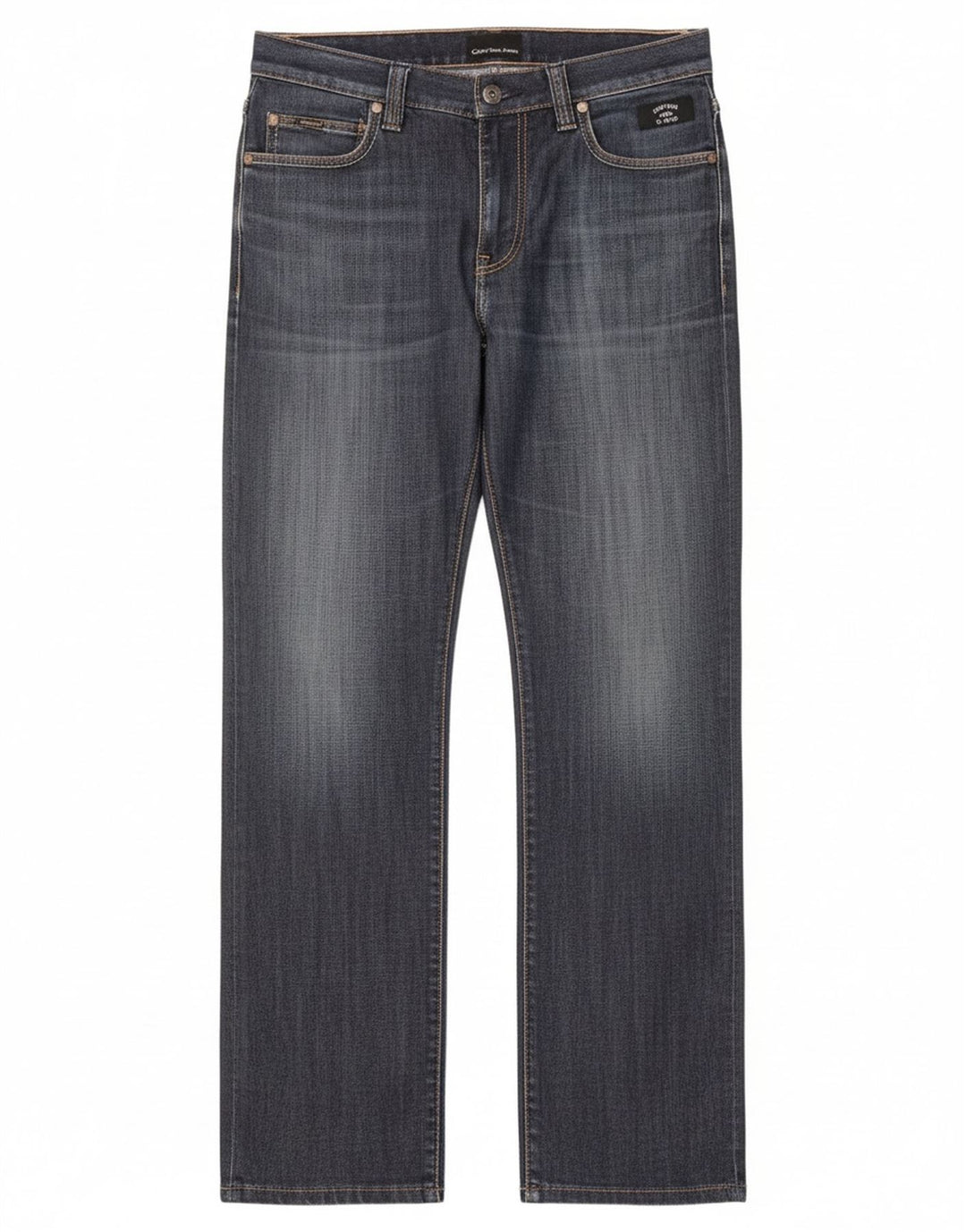 Calvin Klein Womens Straight Jeans W30 L30 Blue Cotton