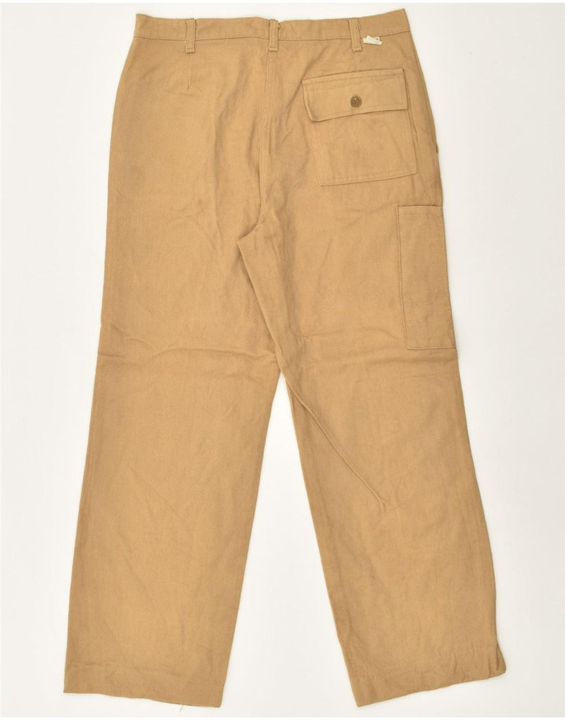 VINTAGE Mens Pegged Chino Trousers IT 46 Small W32 L28 Beige Cotton | Vintage Vintage | Thrift | Second-Hand Vintage | Used Clothing | Messina Hembry 