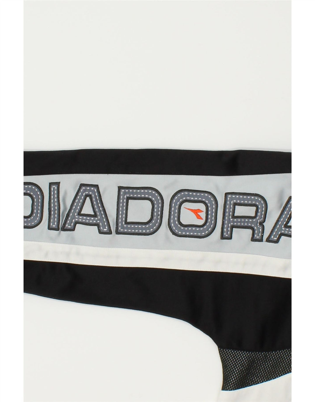DIADORA Boys Graphic Tracksuit Top Jacket 15-16 Years Grey Colourblock | Vintage Diadora | Thrift | Second-Hand Diadora | Used Clothing | Messina Hembry 
