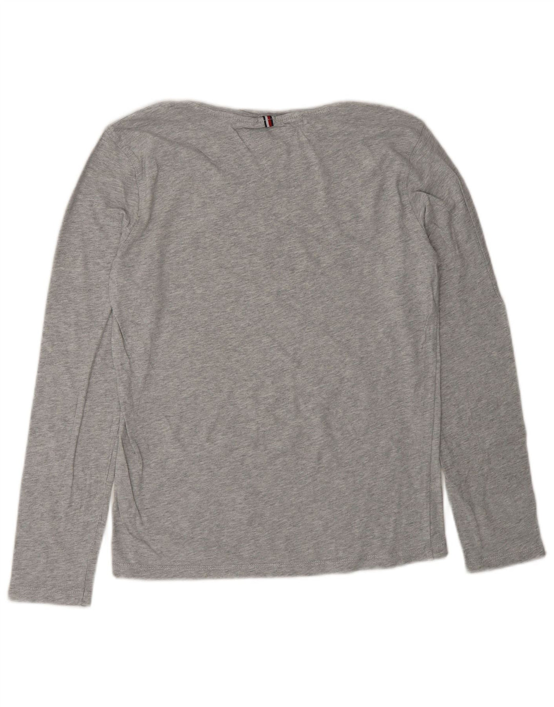 TOMMY HILFIGER Boys Top Long Sleeve 13-14 Years Grey Cotton